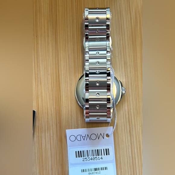 Movado Pilot Watch With 41mm Black Face & Silver Bracelet - Picture 6 of 8